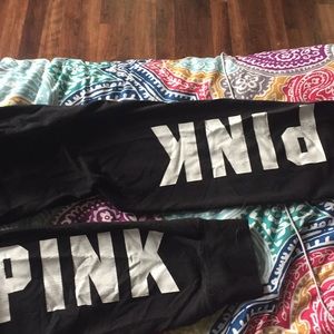 PINK sweatpants | large